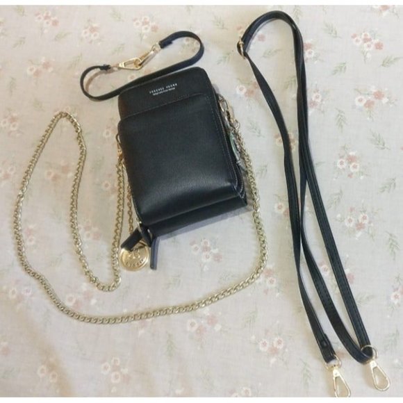 Small Crossbody Cell Phone Bag for Women, Mini Over Shoulder Handbag - Picture 4 of 4